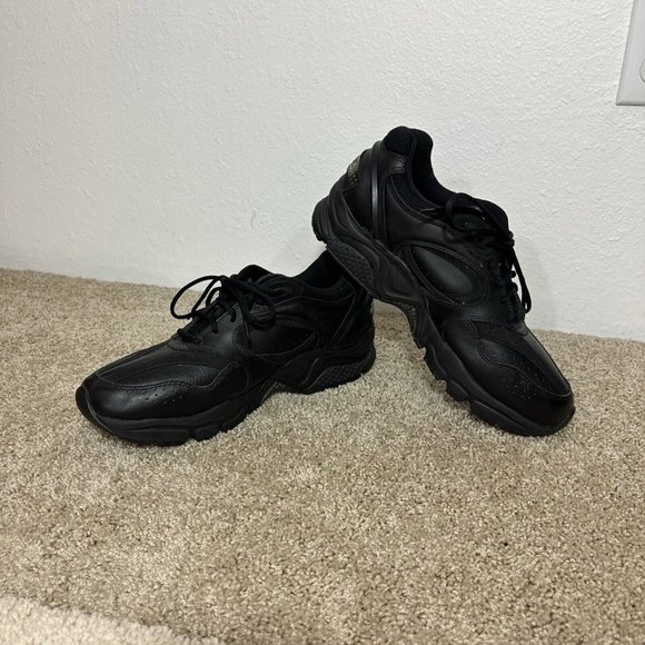 Aetrex Walking Shoes Mens Size 13 XW Black Support Comfort Athletic Style X801 - Picture 1 of 13